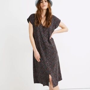 Madewell Easy Midi Dress in Fieldwalk Floral Cottagecore Size Medium
